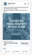 WH Floorplan Quiz with Social Targeting